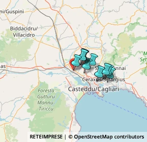 Mappa Via Temo, 09032 Assemini CA, Italia (8.3575)