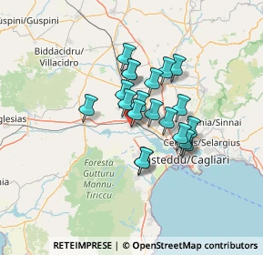 Mappa Via Roma, 09010 Uta CA, Italia (10.2945)