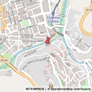 Mappa Via Giuseppe Garibaldi, 42, 87100 Cosenza, Cosenza (Calabria)