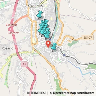 Mappa Piazza Valdesi Civico, 87100 Cosenza CS, Italia (0.74923)