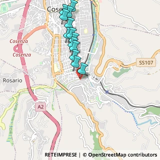 Mappa Lungobusento Oberdan, 87100 Cosenza CS, Italia (1.10769)