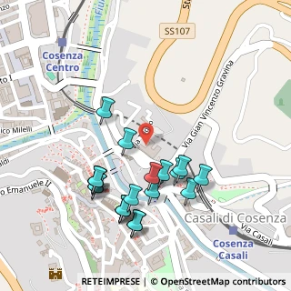 Mappa Via Triglio, 87100 Cosenza CS, Italia (0.2735)