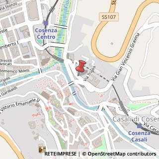 Mappa Via Gian Vincenzo Gravina, 5 R, 87100 Cosenza, Cosenza (Calabria)