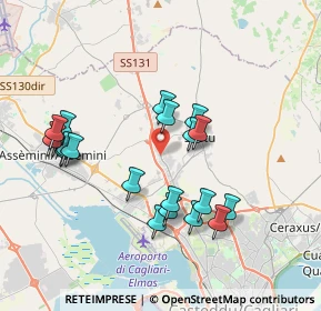 Mappa Ex S.S. 131 km 10, 09028 Sestu CA, Italia (4.033)