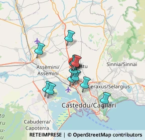 Mappa Ex S.S. 131 km 10, 09028 Sestu CA, Italia (5.03583)