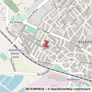 Mappa Via Firenze, 18, 09032 Assemini, Cagliari (Sardegna)