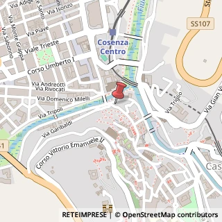 Mappa Piazza Dei Valdesi, 23, 87100 Cosenza, Cosenza (Calabria)