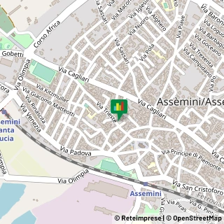 Mappa Via Trieste, 25, 09032 Assemini, Cagliari (Sardegna)