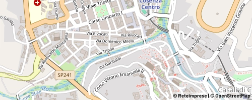 Mappa Cosenza