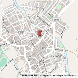 Mappa Via Olivetti, 09040 Settimo San Pietro, Cagliari (Sardegna)