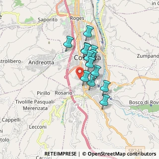 Mappa Via Gerolamo Sambiase, 87100 Cosenza CS, Italia (1.27462)