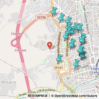 Mappa Via Gerolamo Sambiase, 87100 Cosenza CS, Italia (0.6605)