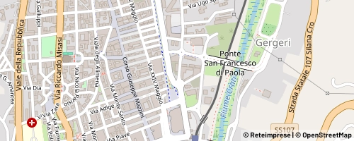 Mappa Cosenza