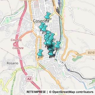 Mappa Corso Giuseppe Mazzini, 87100 Cosenza CS, Italia (0.3935)