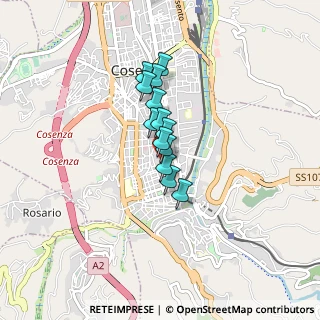 Mappa Corso G. Mazzini, 87100 Cosenza CS, Italia (0.55308)