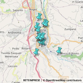Mappa Corso Giuseppe Mazzini, 87100 Cosenza CS, Italia (1.112)