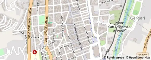 Mappa Cosenza