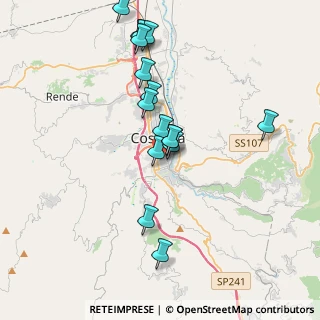 Mappa Via Calabria, 87100 Cosenza CS, Italia (4.02125)