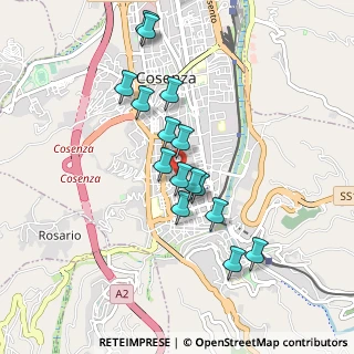 Mappa Via Calabria, 87100 Cosenza CS, Italia (0.88467)