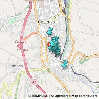 Mappa Via Calabria, 87100 Cosenza CS, Italia (0.36385)