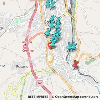 Mappa Via Quarnaro, 87100 Cosenza CS, Italia (0.85235)