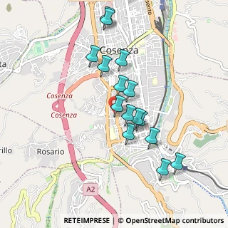 Mappa Via Quarnaro, 87100 Cosenza CS, Italia (0.914)