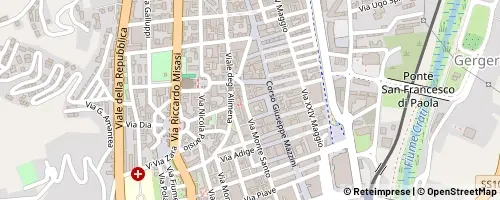 Mappa Cosenza