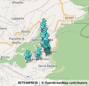 Mappa Camigliatello Silano, 87058 Spezzano della Sila CS, Italia (1.125)
