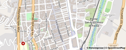Mappa Cosenza