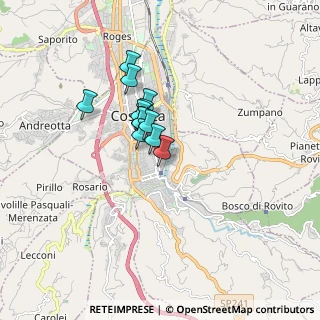 Mappa Via Bari, 87100 Cosenza CS, Italia (1.21917)