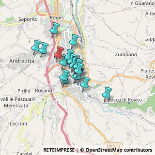 Mappa Via Bari, 87100 Cosenza CS, Italia (1.127)
