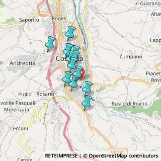 Mappa Via Bari, 87100 Cosenza CS, Italia (1.31154)
