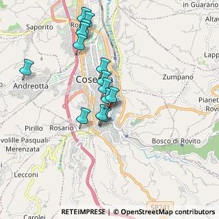 Mappa Via Bari, 87100 Cosenza CS, Italia (1.89)