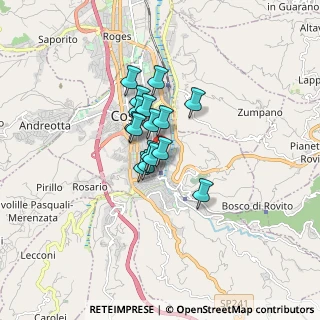 Mappa Via Bari, 87100 Cosenza CS, Italia (1.105)