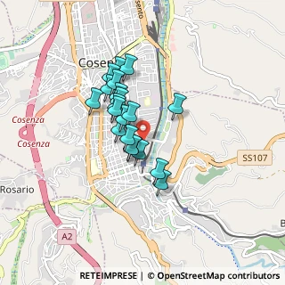 Mappa Via Bari, 87100 Cosenza CS, Italia (0.6825)