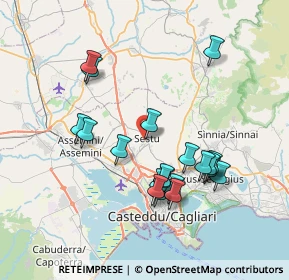 Mappa Vicolo I Brigata Sassari, 09028 Sestu CA, Italia (7.8205)