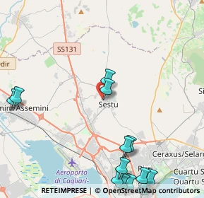 Mappa Via Ottaviano Augusto, 09028 Sestu CA, Italia (6.61286)