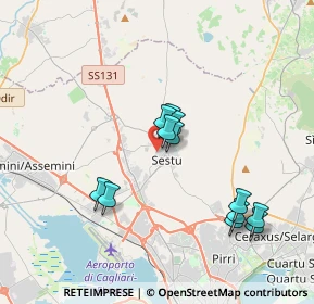 Mappa Via Ottaviano Augusto, 09028 Sestu CA, Italia (3.68833)