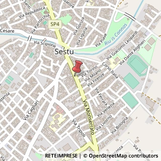 Mappa Via Monserrato, 52, 09028 Sestu, Cagliari (Sardegna)
