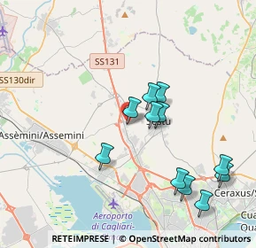 Mappa Ex ss 131 km 10 traversa, 09028 Sestu CA, Italia (4.12636)