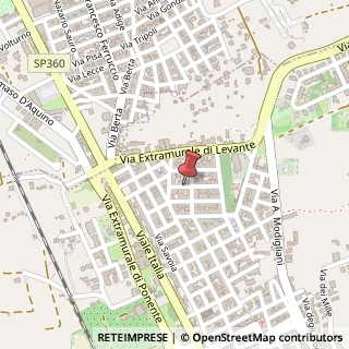 Mappa Via Michelangelo, 7, 73046 Matino, Lecce (Puglia)