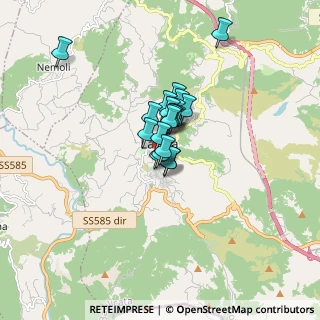Mappa Via Cairoli, 85044 Lauria PZ, Italia (1.044)