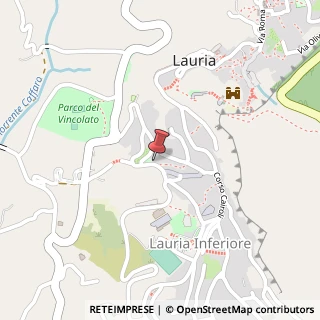 Mappa Piazza San Severino, 7, 85044 Lauria, Potenza (Basilicata)