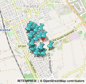 Mappa Via del Bersagliere, 73052 Parabita LE, Italia (0.32)