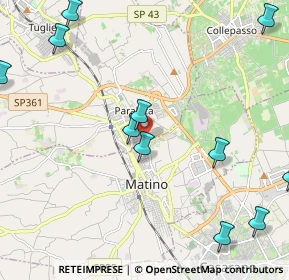 Mappa Via del Bersagliere, 73052 Parabita LE, Italia (3.01909)
