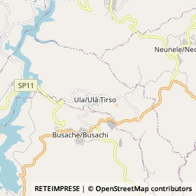 Mappa Ulà Tirso