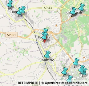 Mappa Via XXIV Maggio, 73052 Parabita LE, Italia (3.44125)