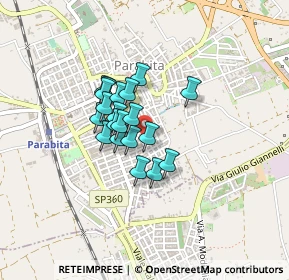 Mappa Via XXIV Maggio, 73052 Parabita LE, Italia (0.298)