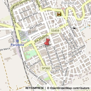 Mappa Via isonzo 16, 73052 Parabita, Lecce (Puglia)