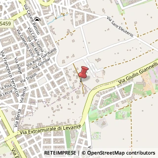 Mappa Via Carlo Alberto dalla Chiesa, 6-c, 73052 Casarano, Lecce (Puglia)